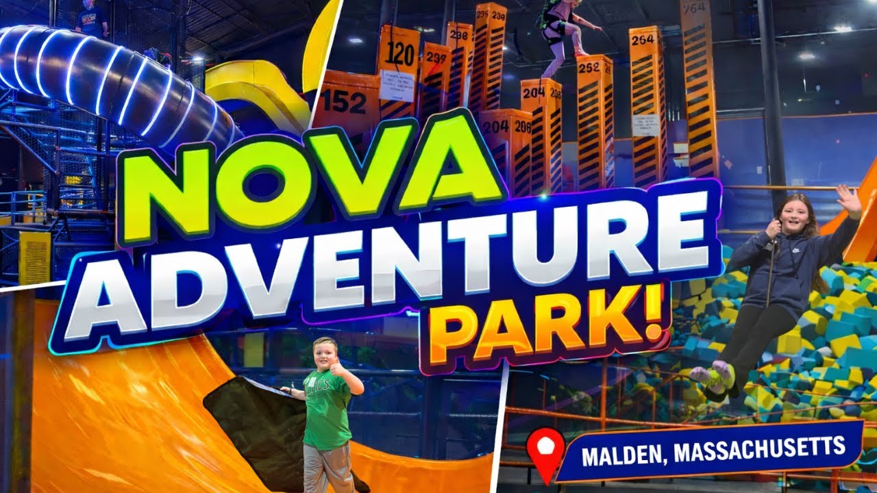 Парк приключений NOVA | Экскурсия и отзыв | Малден, Массачусетс 📍