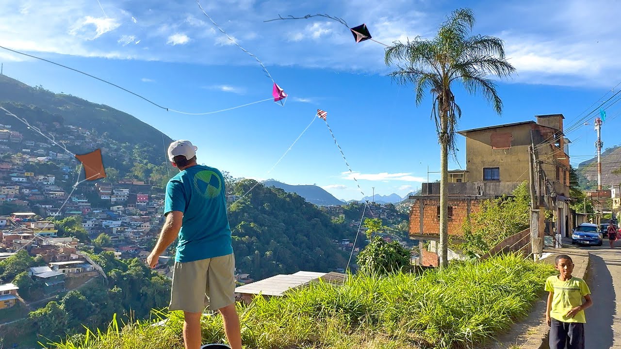 Mandando Linha na Pipa por Cima do Morro do Provisória