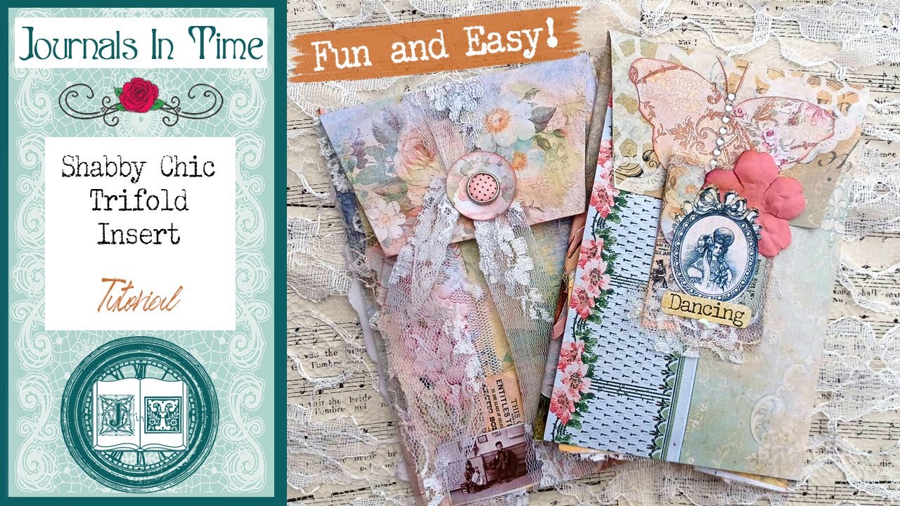 #getyourchiconjj Shabby Trifold Insert #junkjournalideas #junkjournals #papercrafting #irish