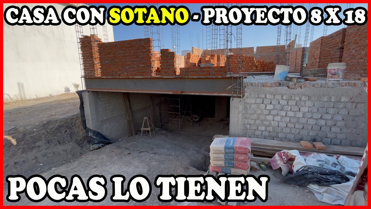 Casa Con Sótano - Proyecto 8 x 18