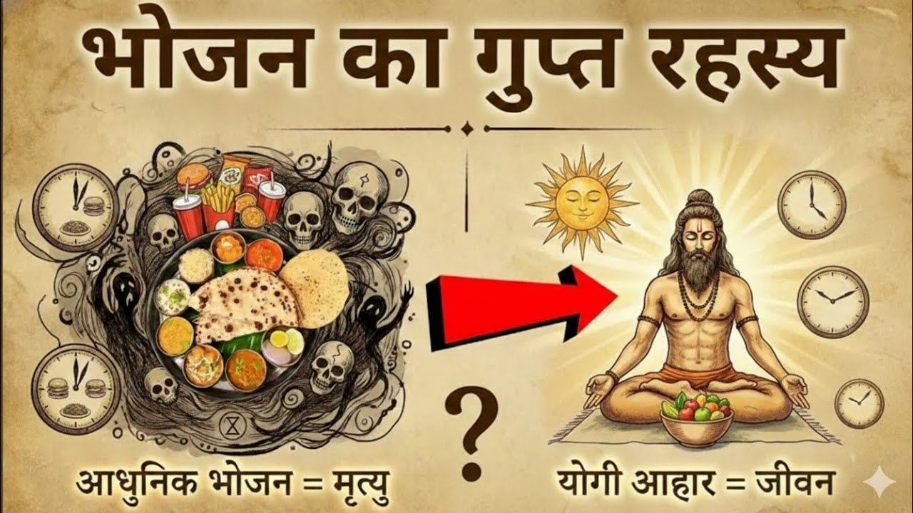 भोजन का गुप्त रहस्य | जो योगी जानते हैं, आम इंसान नहीं