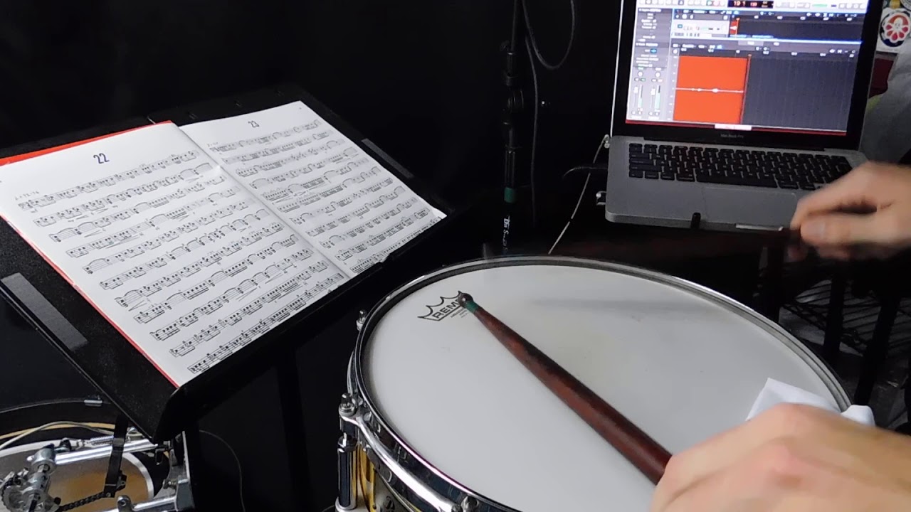 Mitchell Peters Intermediate Snare Drum Studies Etude 22 76bpm