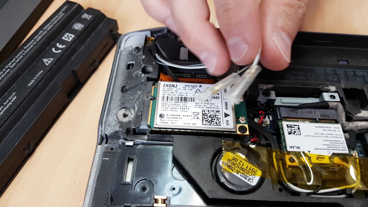 Jak Zainstalować Modem WWAN 3G DW5550 w Laptopie DELL Latitude E6420 [4K] | ForumWiedzy