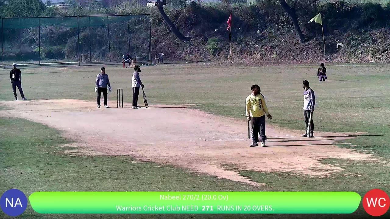 Warriors Cricket Club vs Nabeel | Individual | Live - Muzaffarpur Crossline Cricket Stadium
