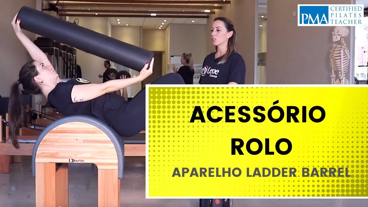 Aula de Pilates no Ladder Barrel - Rolo