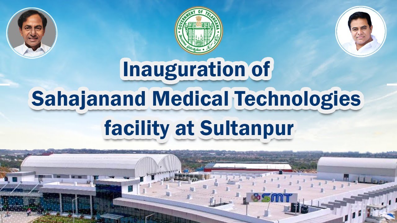 Minister KTR Live | Inauguration of Sahajanand Medical Technologies facility in Medical Devices Park