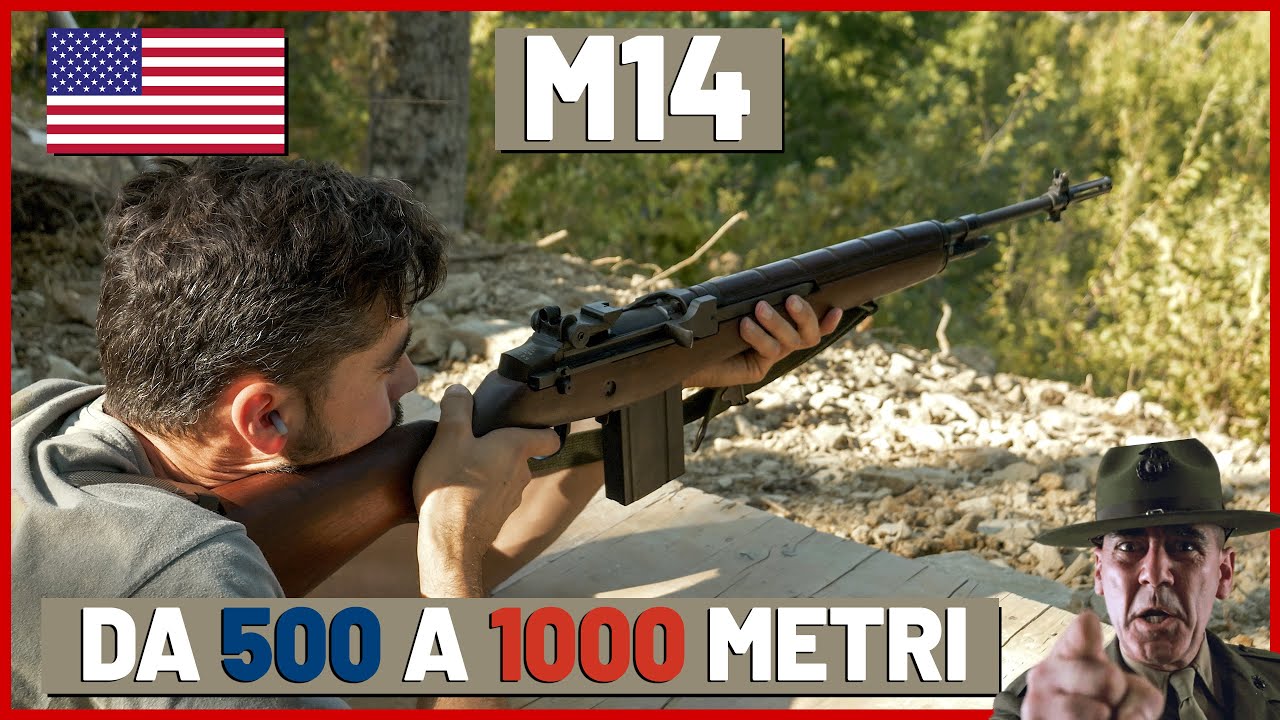 Proviamo l'M14 americano fino a 1000 metri!
