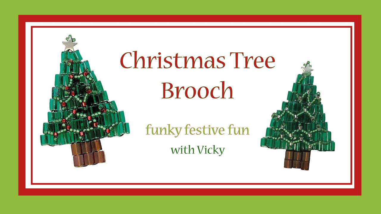 Christmas Tree Brooch. Make It With Spellbound