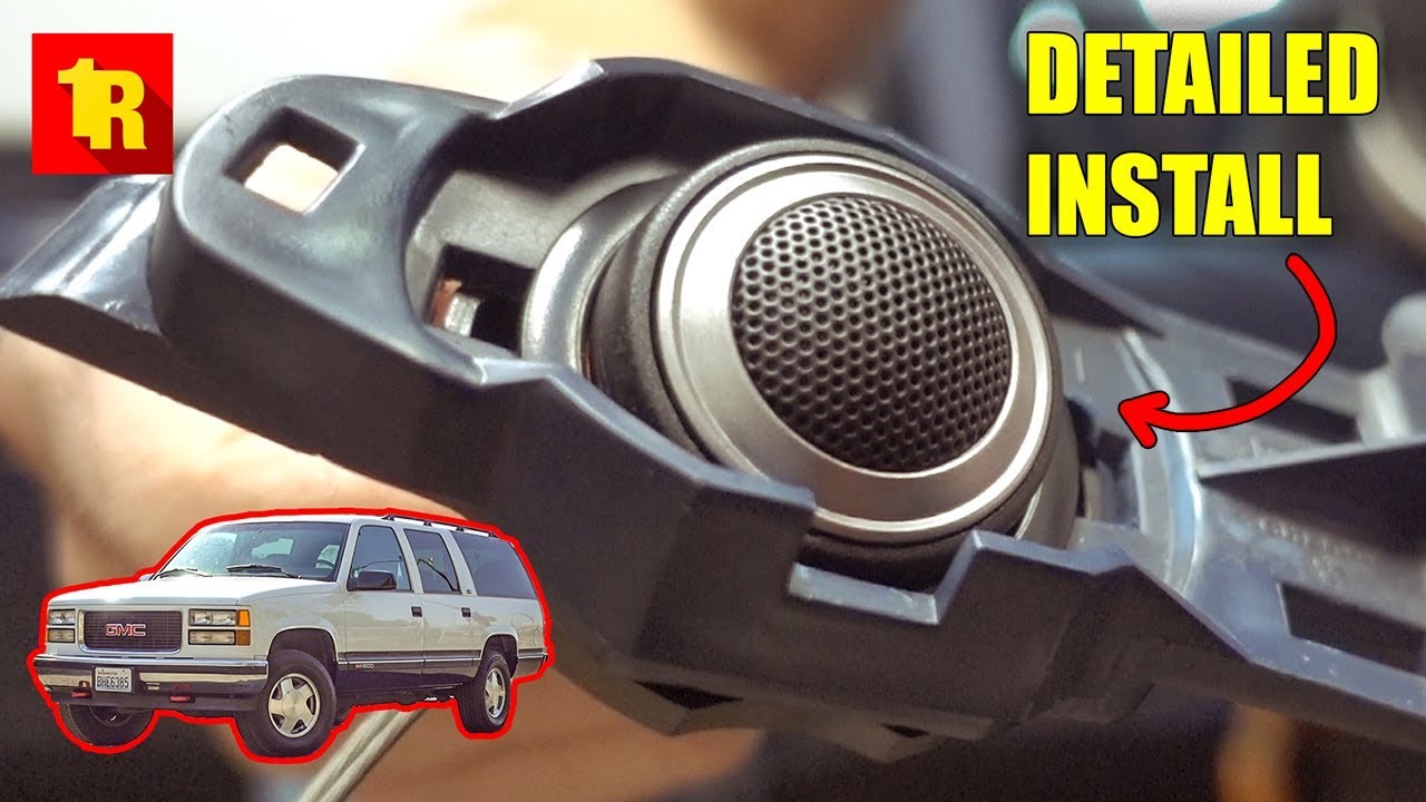 1995-1999 GMC & CHEVY TRUCK FRONT SPEAKER INSTALL & REPLACEMENT