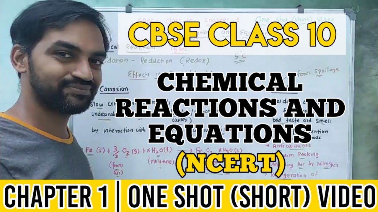 CBSE | NCERT | Class 10 | Chapter 1 | Chemical Reactions and Equations | One shot video | Tamil