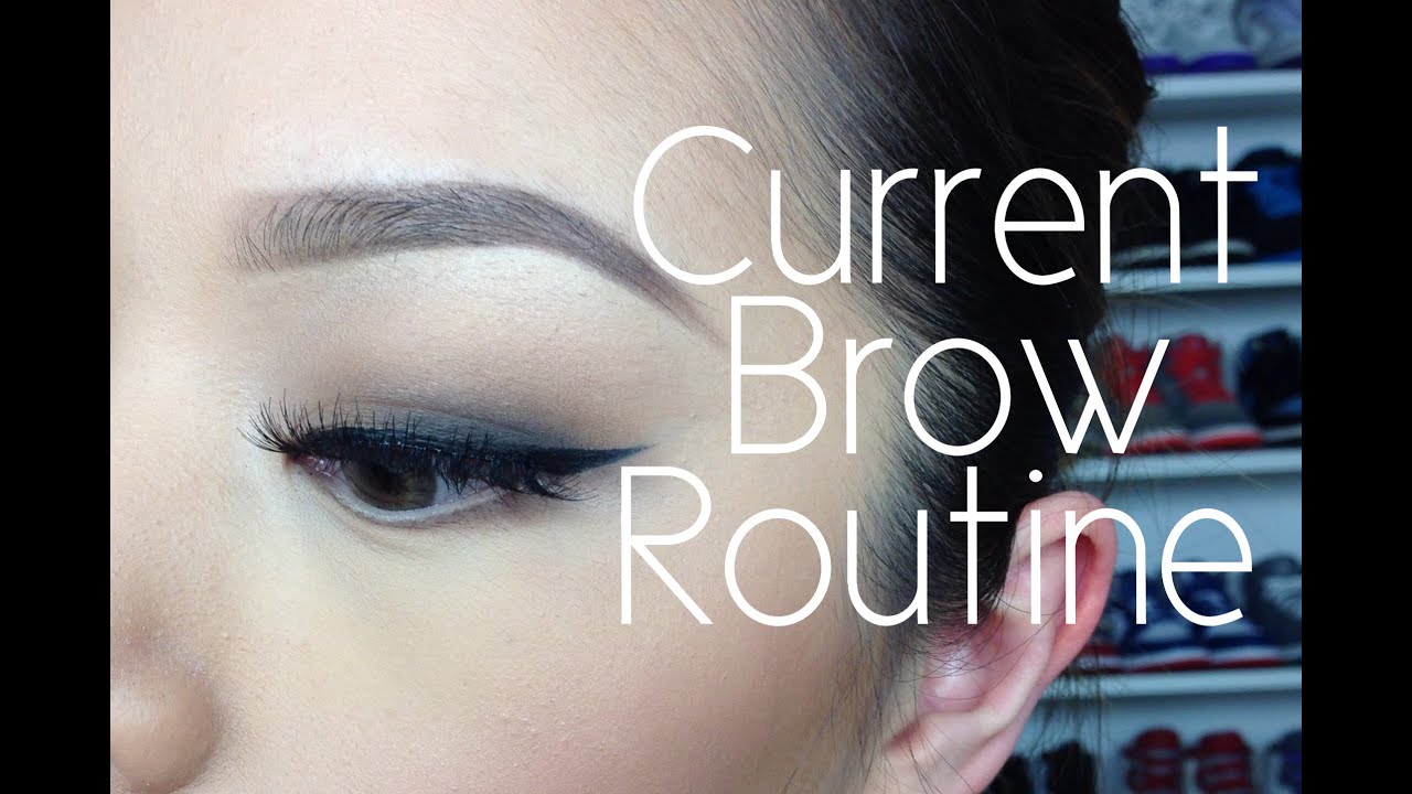Current Brow Routine using ABH Dipbrow