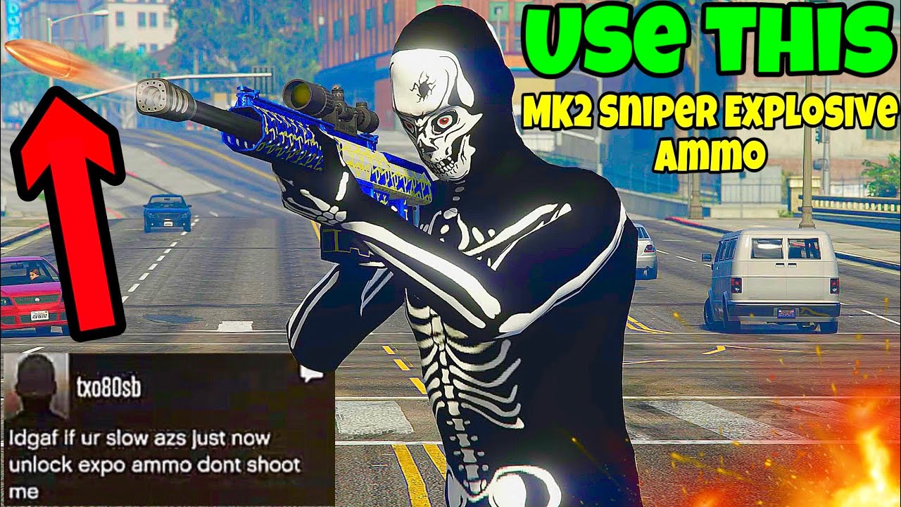 Use Sniper Explosive Ammo To Make TRYHARDS MAD (GTA 5 Online)