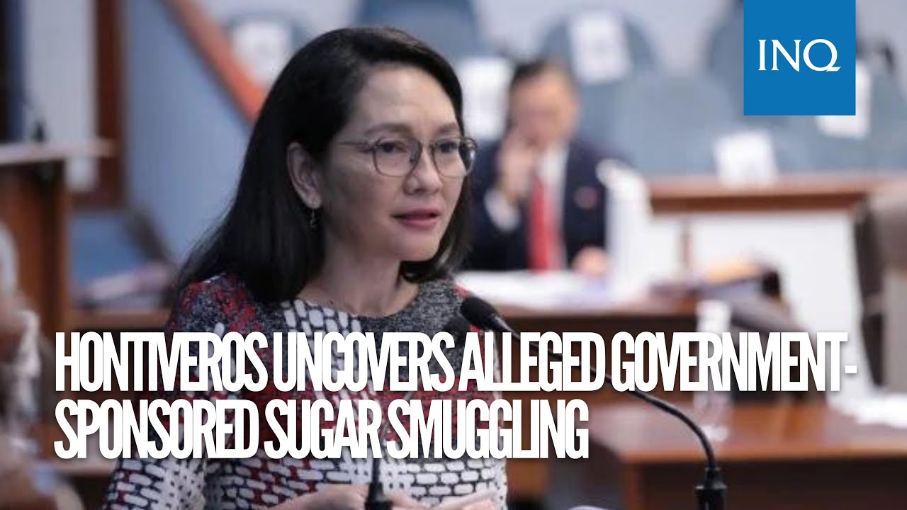 Hontiveros uncovers alleged government-sponsored sugar smuggling