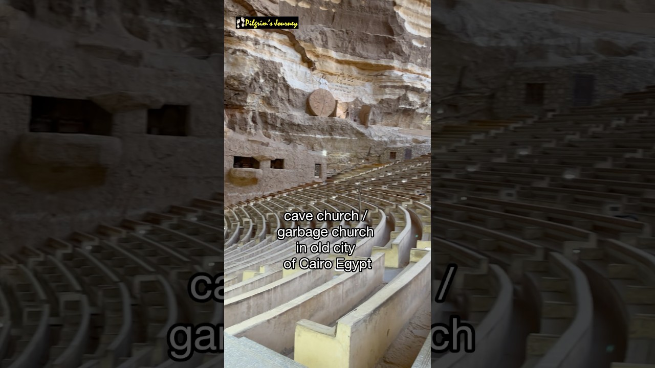 GEREJA SAMPAH - CAVE  CHURCH / garbage church in old city of Cairo Egypt city of Cairo Egypt  #cave