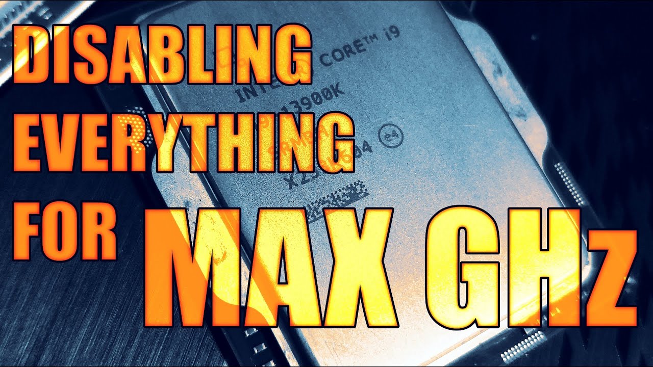 Влияние отключения E-ядер и Hyper Threading на максимальную частоту P-ядер 13900K.