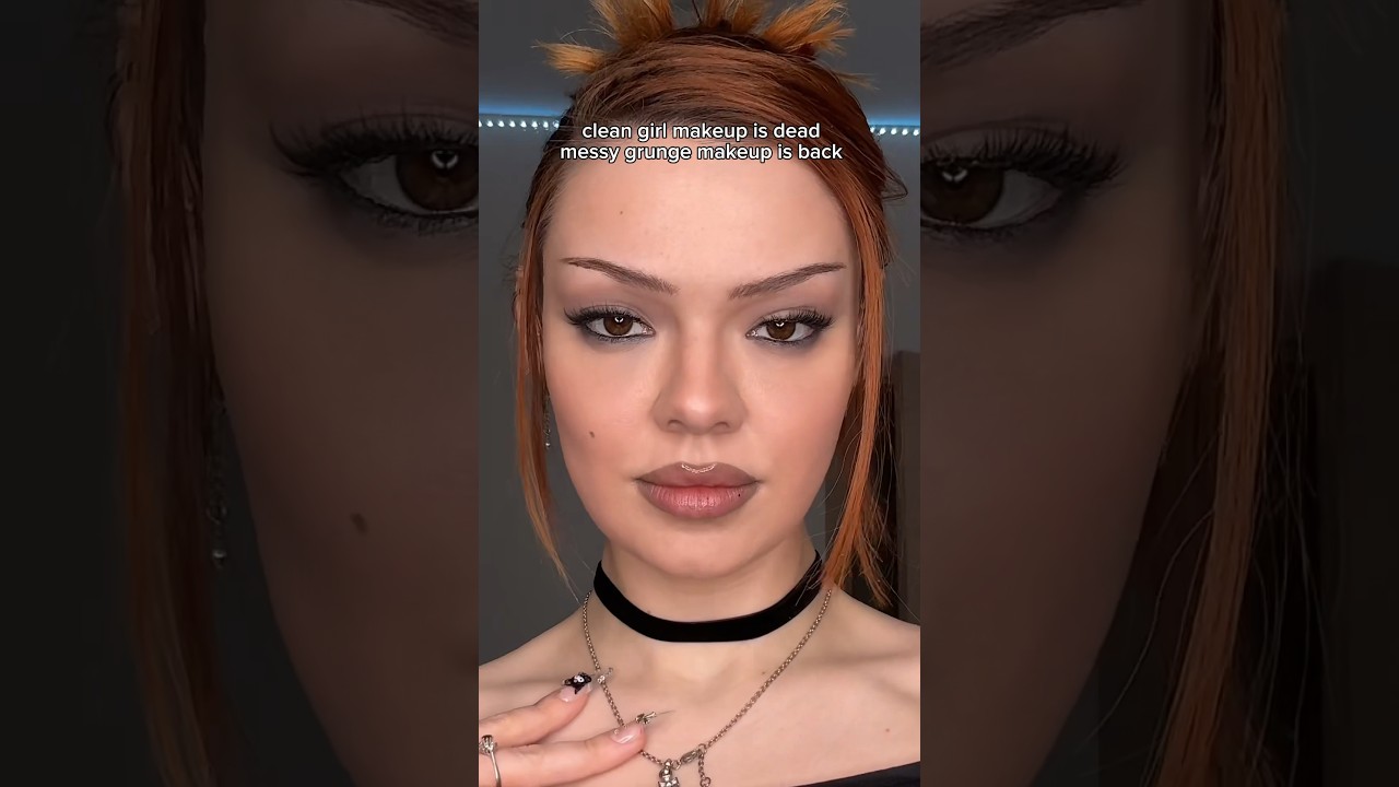 90s grunge makeup tutorial🤍