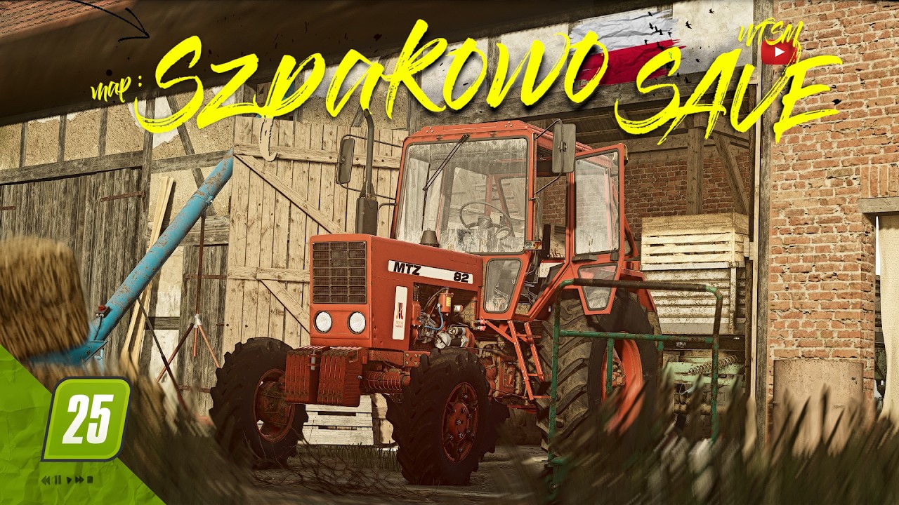 DOWNLOAD SAVE + [MODPACK]🔨Polskie Stare Gospodarstwo! MAP: SZPAKOWO!(PC)😍 [FS25][2K]