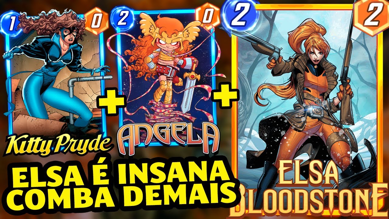 KITTY + ANGELA + ELSA = AMASSO! ATROPELE TODO MUNDO NA RANQUEADA COM A NOVA CARTA |Marvel Snap|
