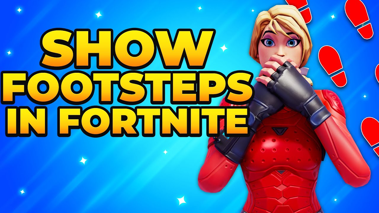 How to See Footsteps in Fortnite 2024 - Turn On Visual Sound Effects