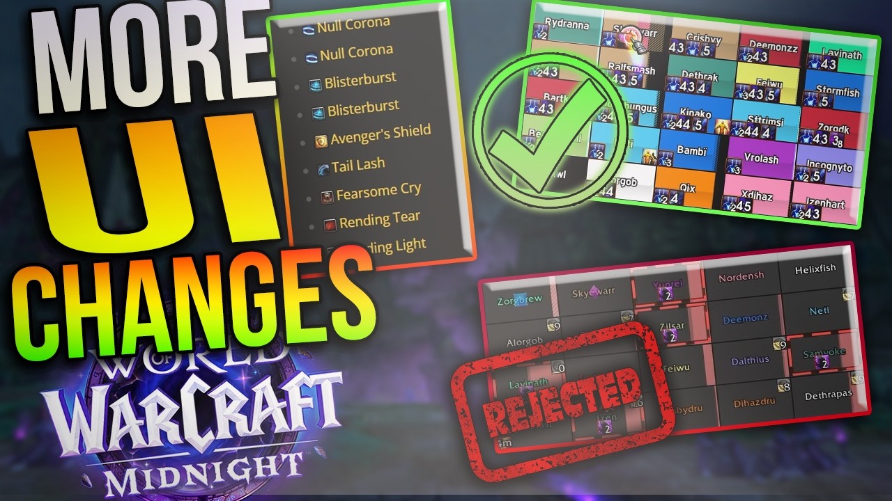 Midnight's 50th Combat & UI Change | Debuffs, Dispels & Frames