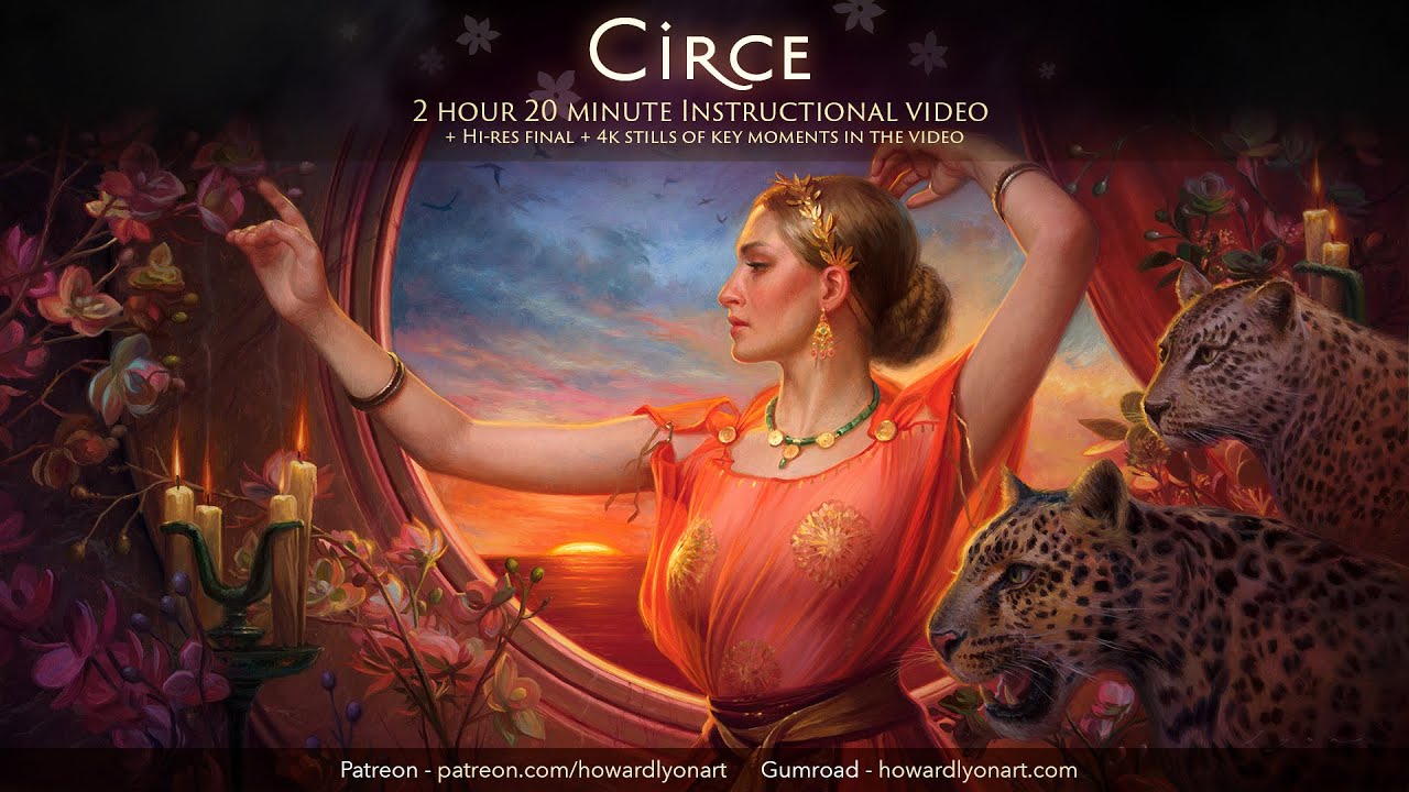 Circe - oil painting time-lapse