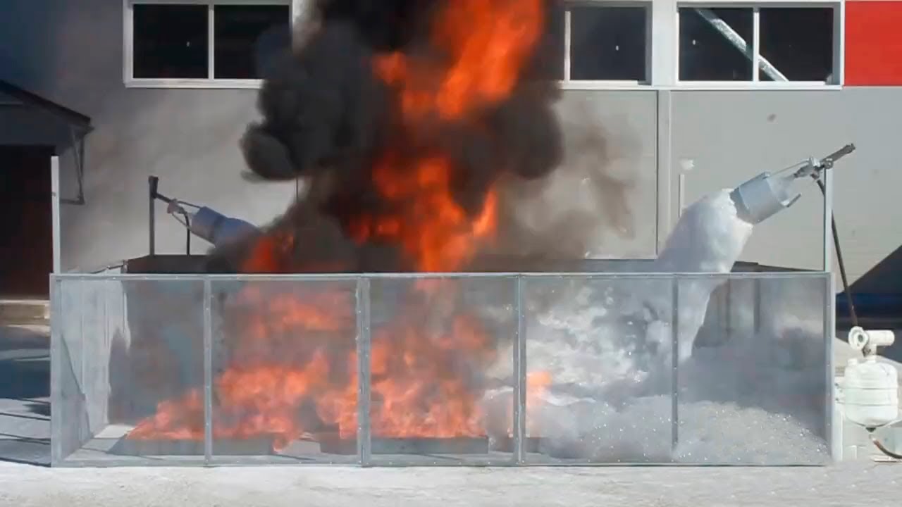 Fire extinguishing modules with high expansion foam MPPVK 