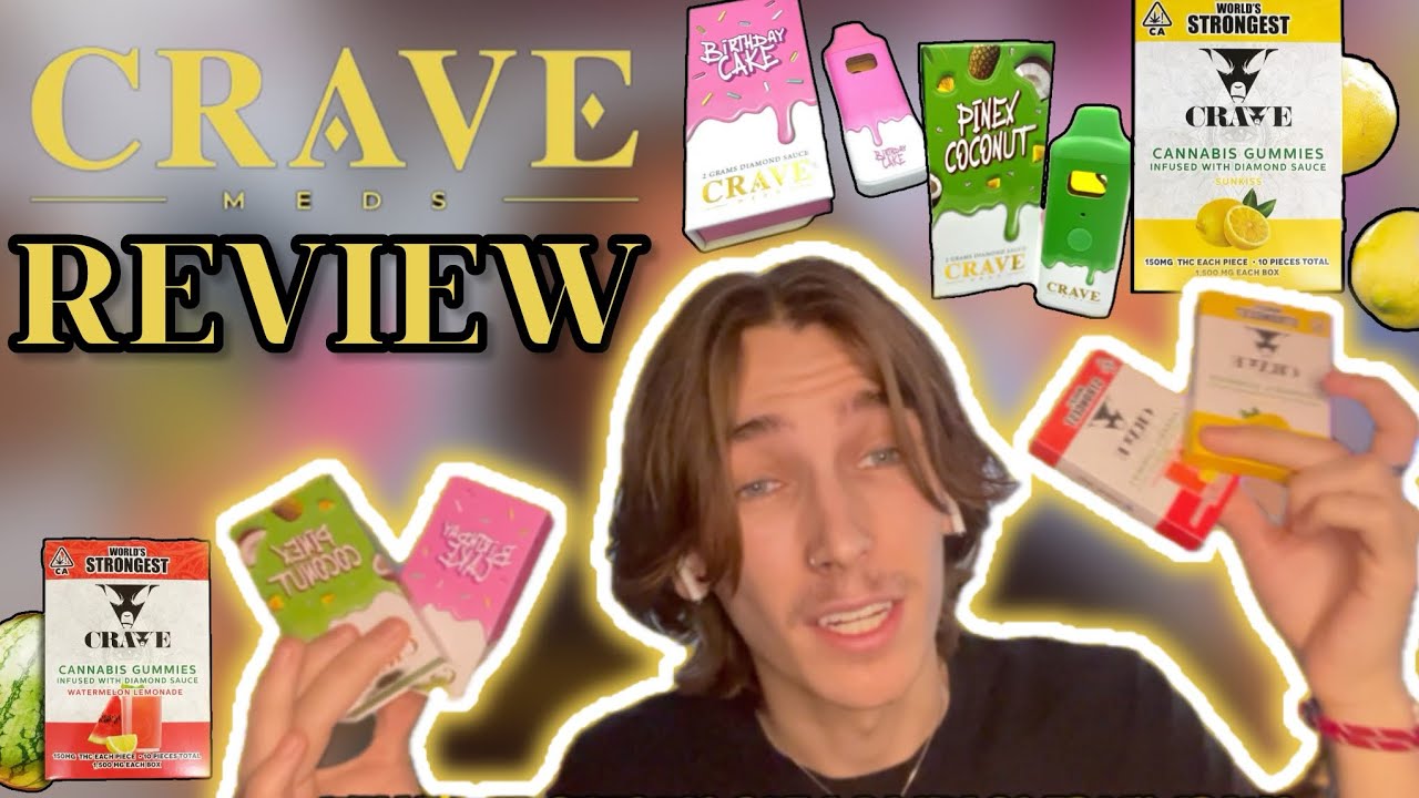 Crave Meds Review | Diamond Sauce Dispos & Edibles!