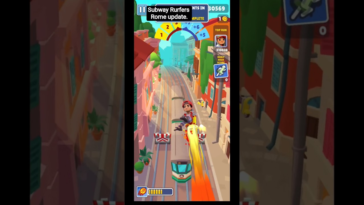 🔴Subway Surfers ROME UPDATE! 🔥 New Character + New Board! #subwaysurfers #shorts
