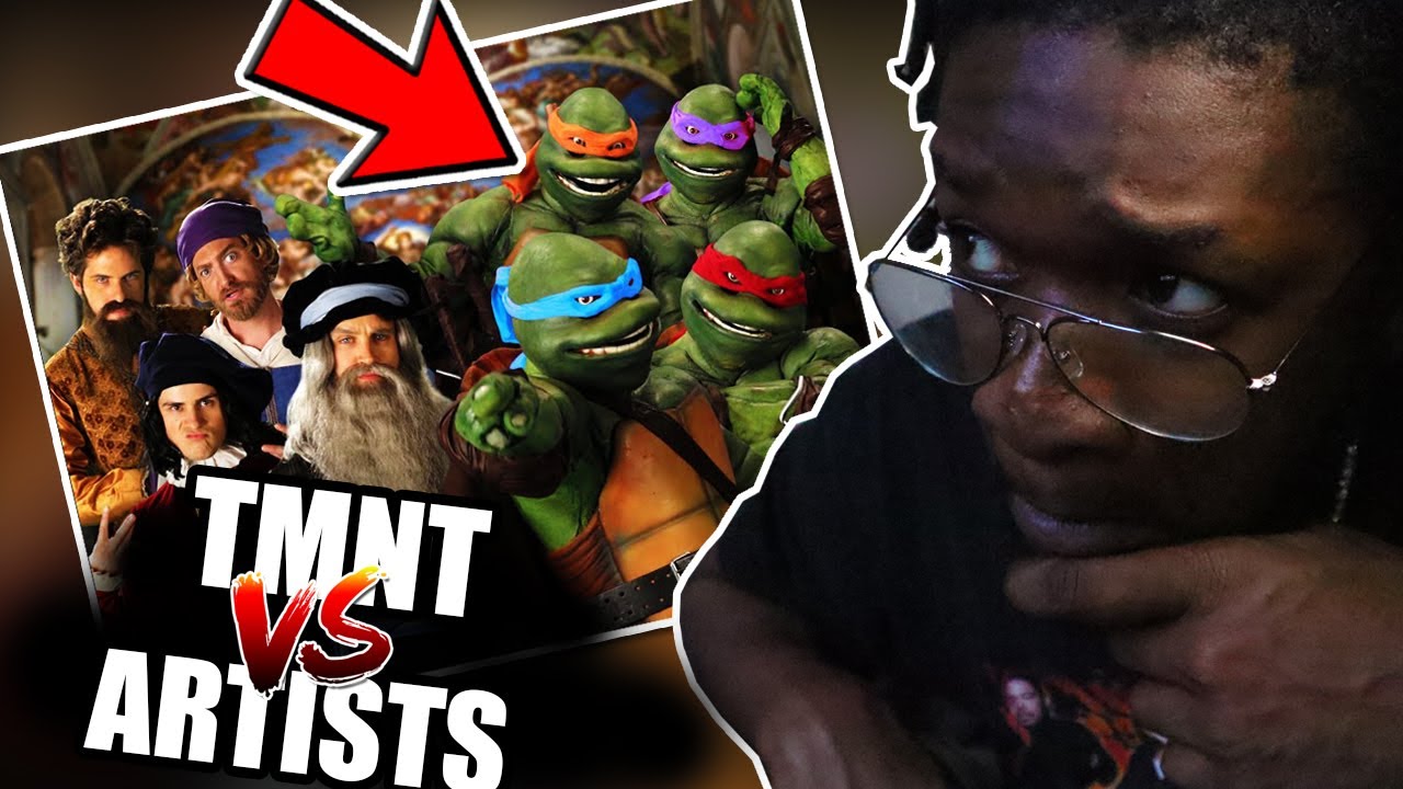 Artists vs TMNT. Epic Rap Battles of History (REACTION!)