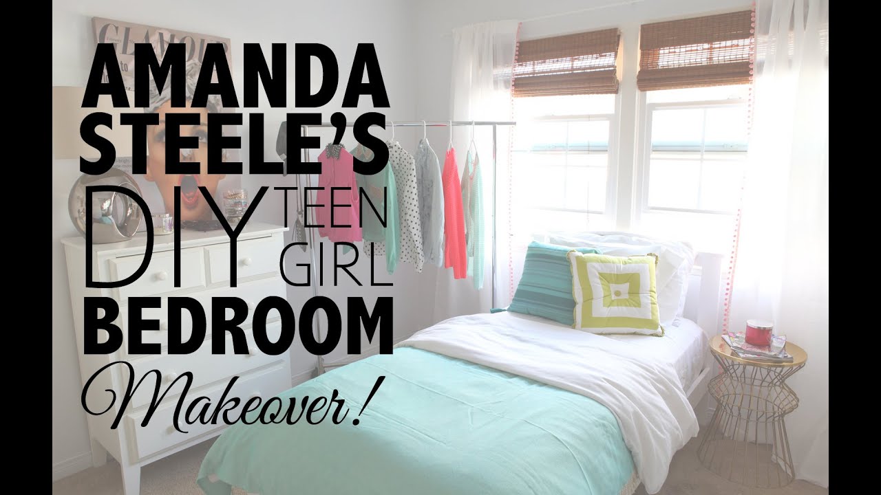 DIY Teen Girl Bedroom Makeover with Amanda Steele