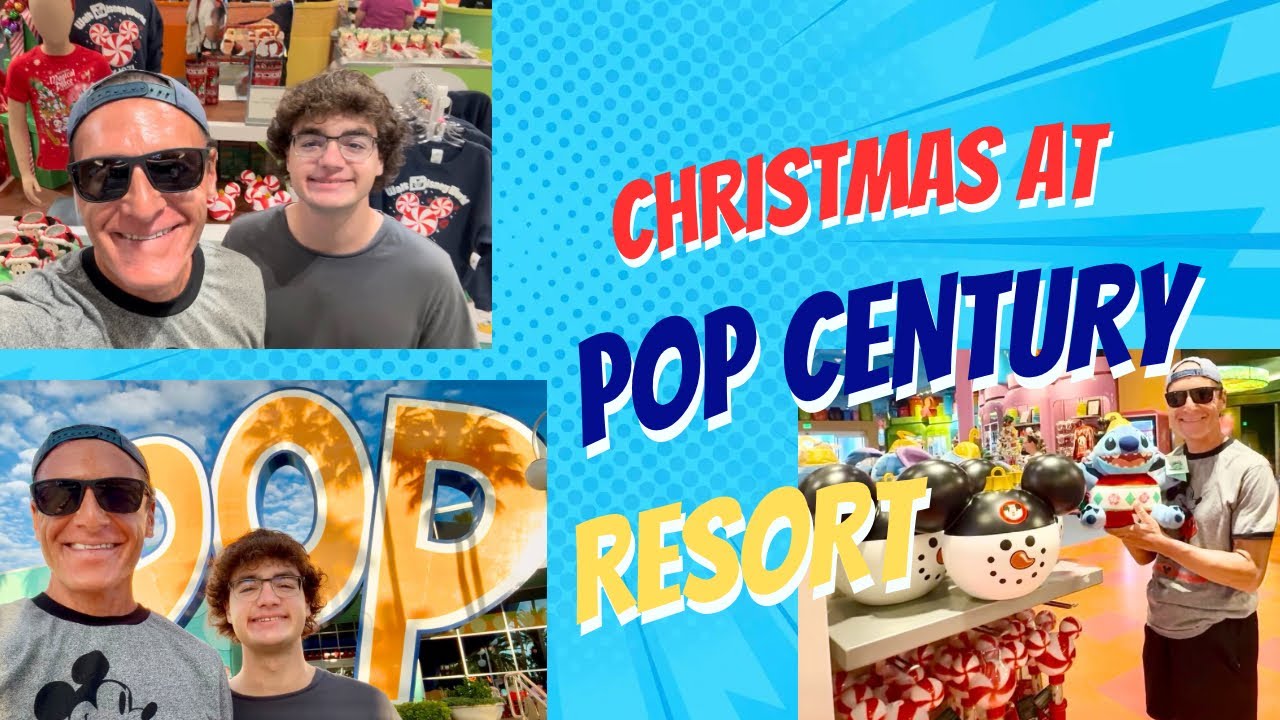 Resort Series | Pop Century At Christmas | Food And Gift Shop #waltdisneyworld #popcenturyresort 