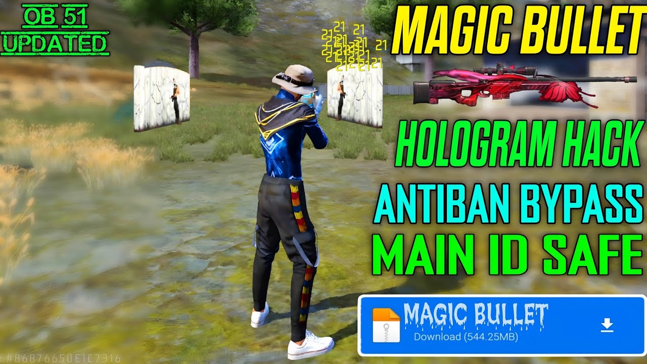OB51 Magic Bullet + Location Hack 🔥 Free Fire Hack | Free Fire Injector || Br-Rank working hack 😈