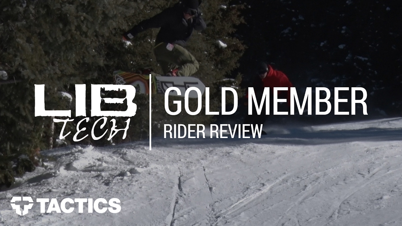 Lib Tech T. Rice Pro Gold Member 2018 Snowboard Rider Review - Tactics