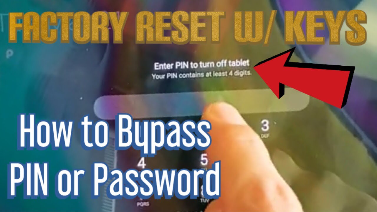 Galaxy Tab S4/S5/S5e: How to Factory Reset (Forgot Password, Pin Code, Pattern) NO PROBLEM!