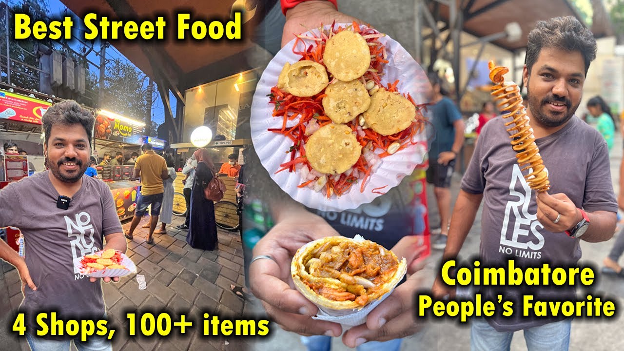 Kuttis முதல் பெரியவர்கள் வரை அலைமோதும் இந்த கடைகள் எங்க இருக்கு ??🔥🔥 -Street Food Coimbatore
