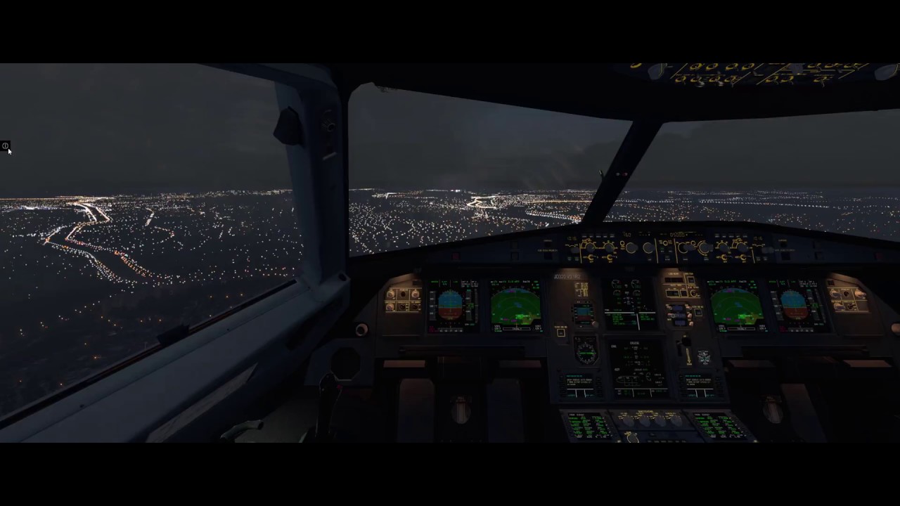 [X-Plane 11] Ultrawide Realistic Night Landing @ SBSP - A320 Jar