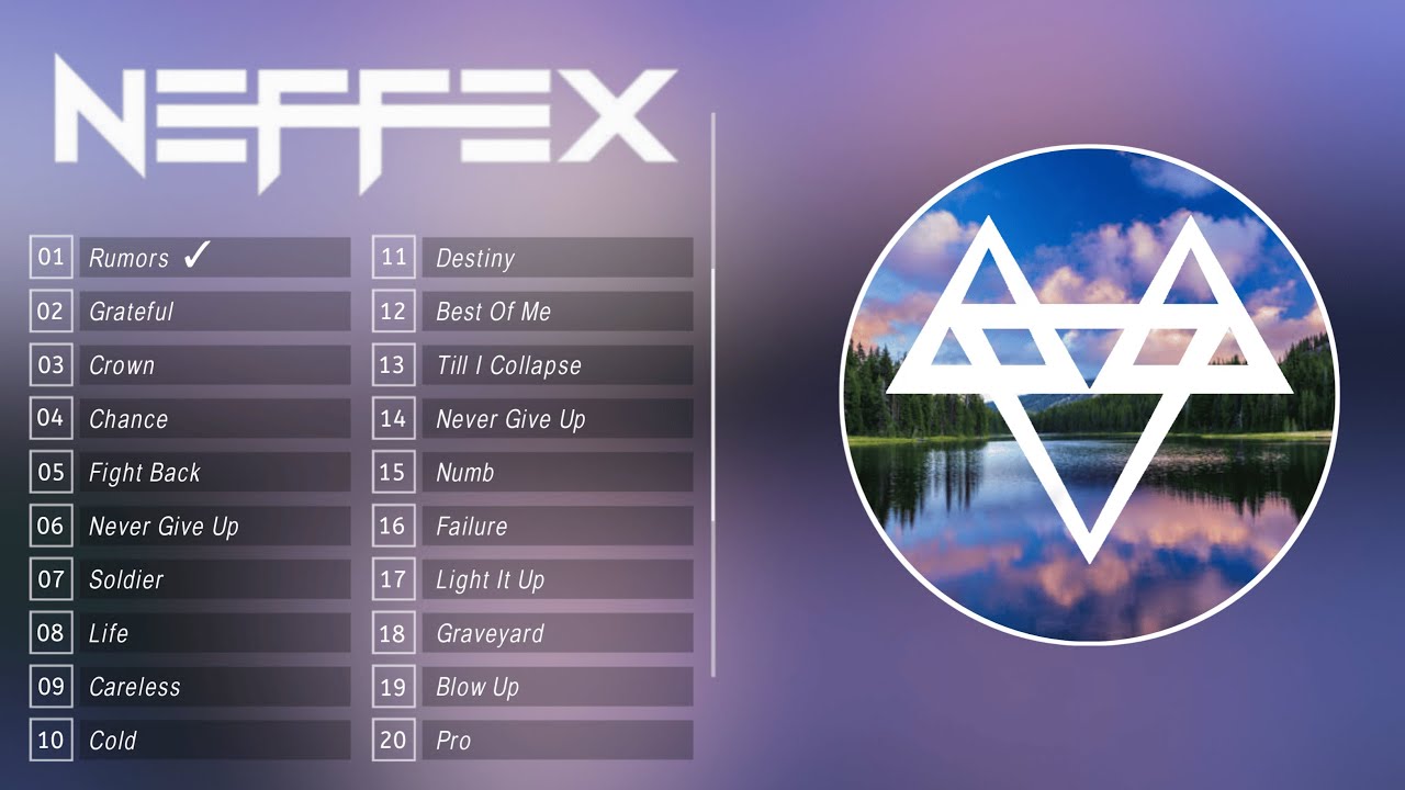 Top 20 Most popular Songs OF NEFFEX ❄ Best of NEFFEX all time🔥