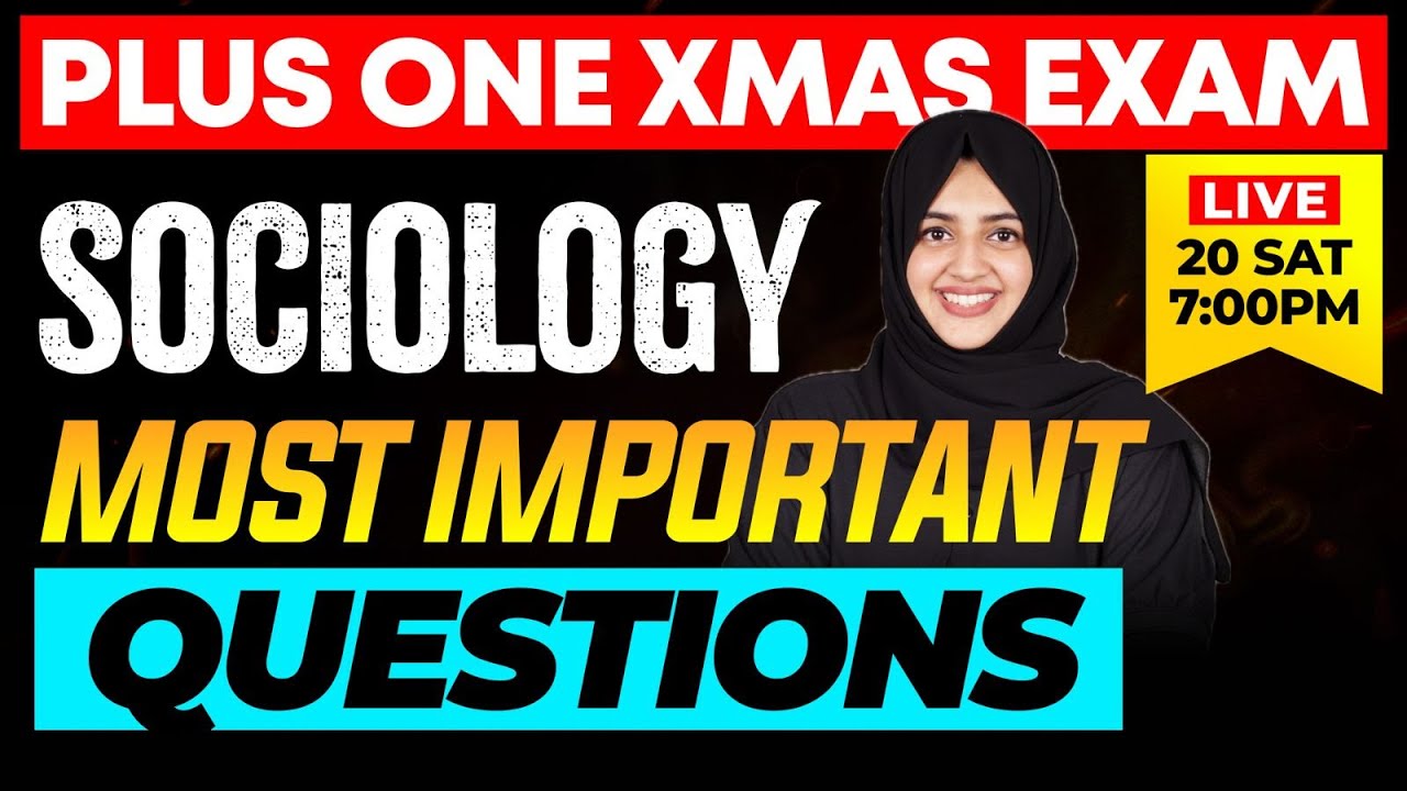 Plus One Sociology |Most Important Questions | Eduport Plus One