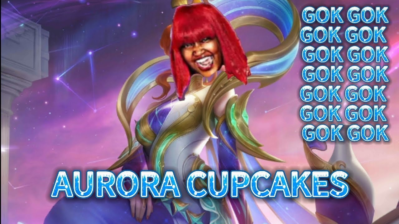 MLBB AURORA❄️ CUPCAKKE👁️👄👁️💅💅💖❄️❄️
