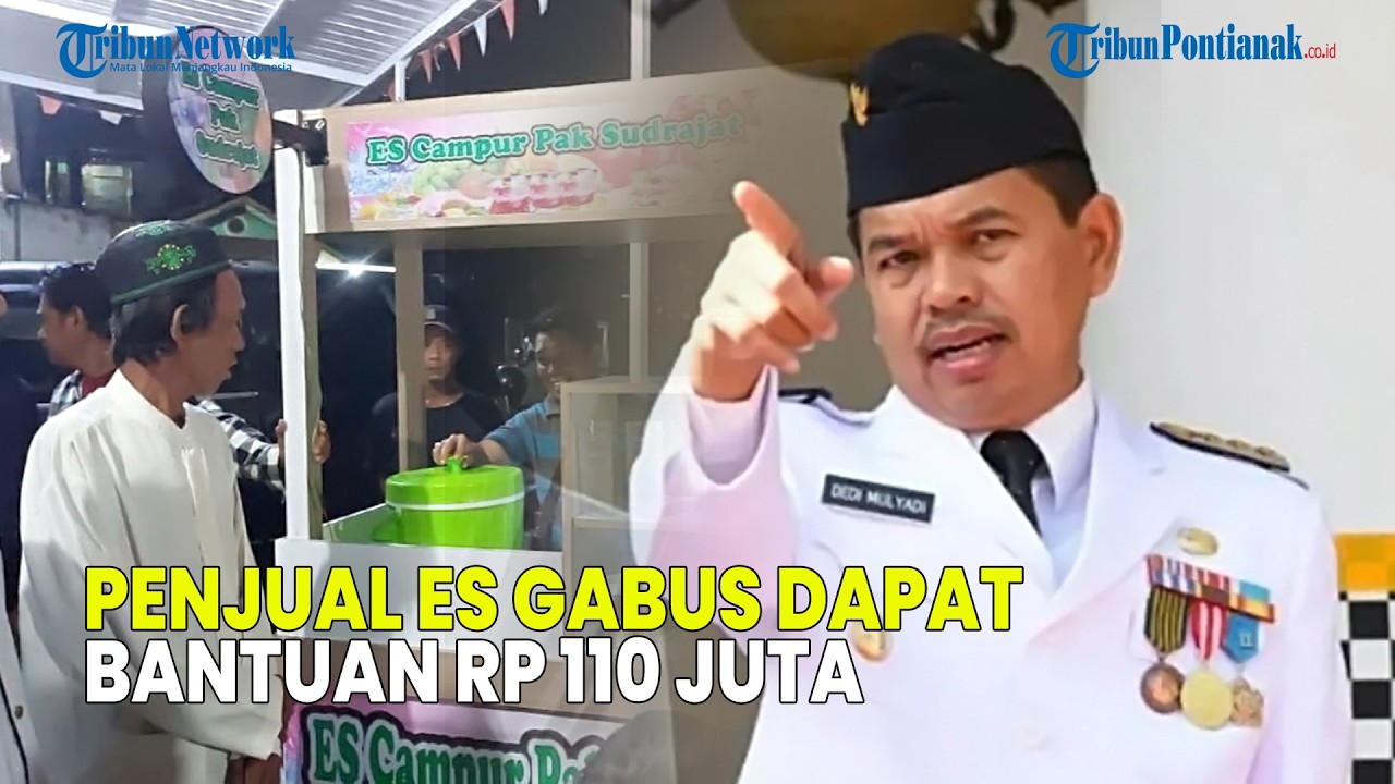 UPDATE❗ PENJUAL ES GABUS DAPAT BANTUAN RP 110 JUTA TAPI MASIH NGAKU SUSAH