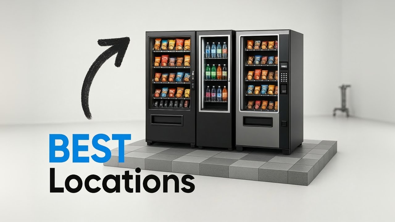 TOP Locations To Place Your Vending Machines (Vending Business Tips)