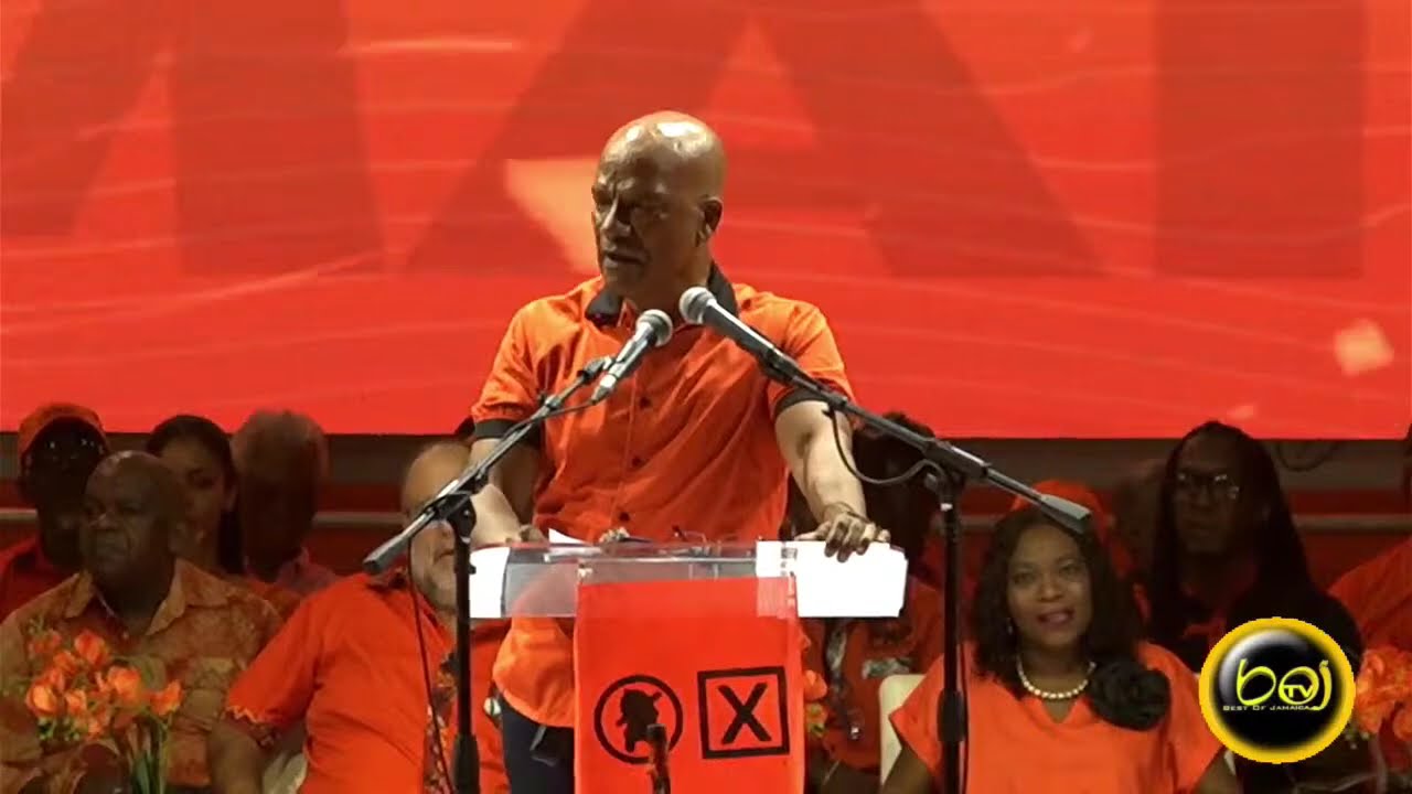 Peter Bunting || PNP Central Jamaica Mass Rally || Mandeville || August 24 2025