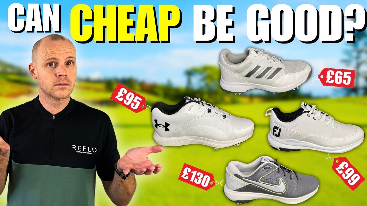 I Bought The CHEAPEST Golf Shoes From FOOTJOY, NIKE, ADIDAS & UNDER ARMOUR. How Bad Were They?!