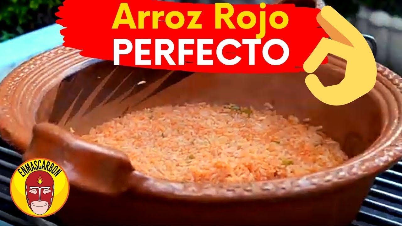 Como hacer ARROZ ROJO PERFECTO★★★★★( sin pegarse  ni batirse )