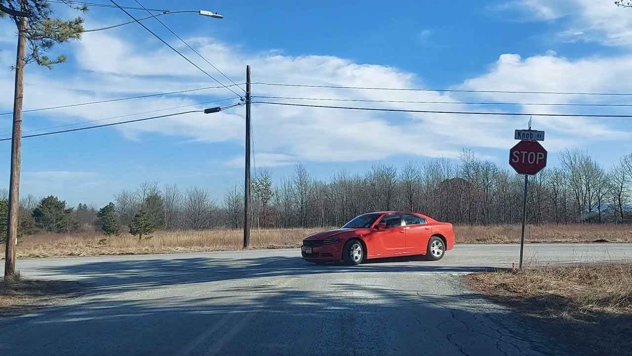 Driving by Mount Pocono, Pennsylvania