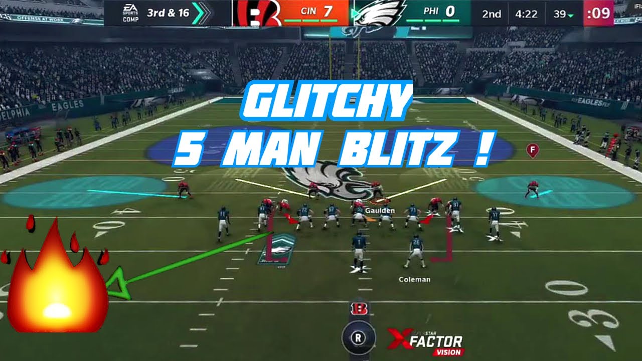 GLITCHY 5 MAN BLITZ ! | Madden 21 Nano Blitz