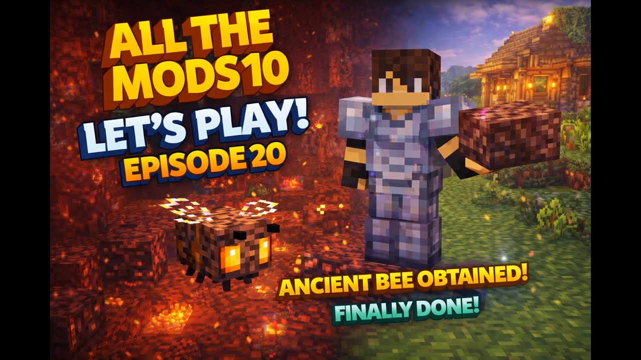 ATM10 Let's Play - Episode 20 | Ancient Bee!