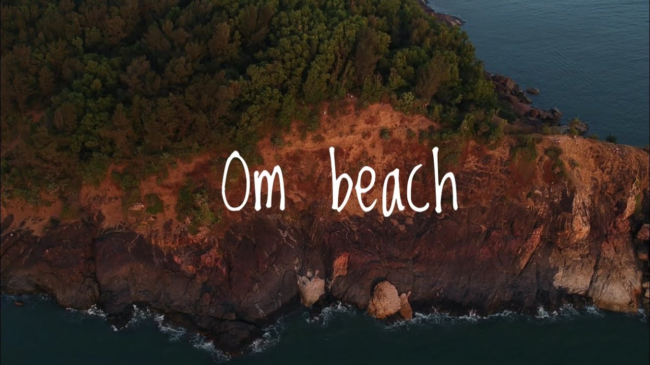 Om beach Gokarna cinematic drone video by #KseniiaSun