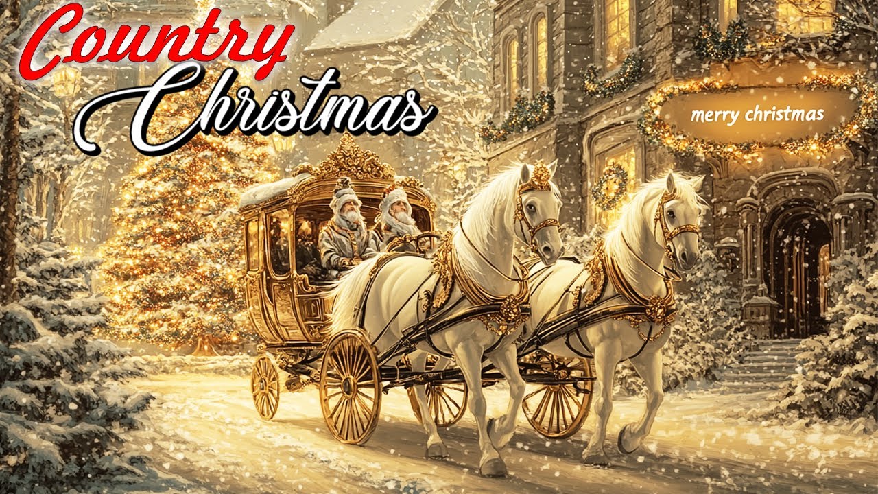 Classic Country Christmas Music -  Country Christmas Songs Playlist 2026 -  Merry Christmas Music