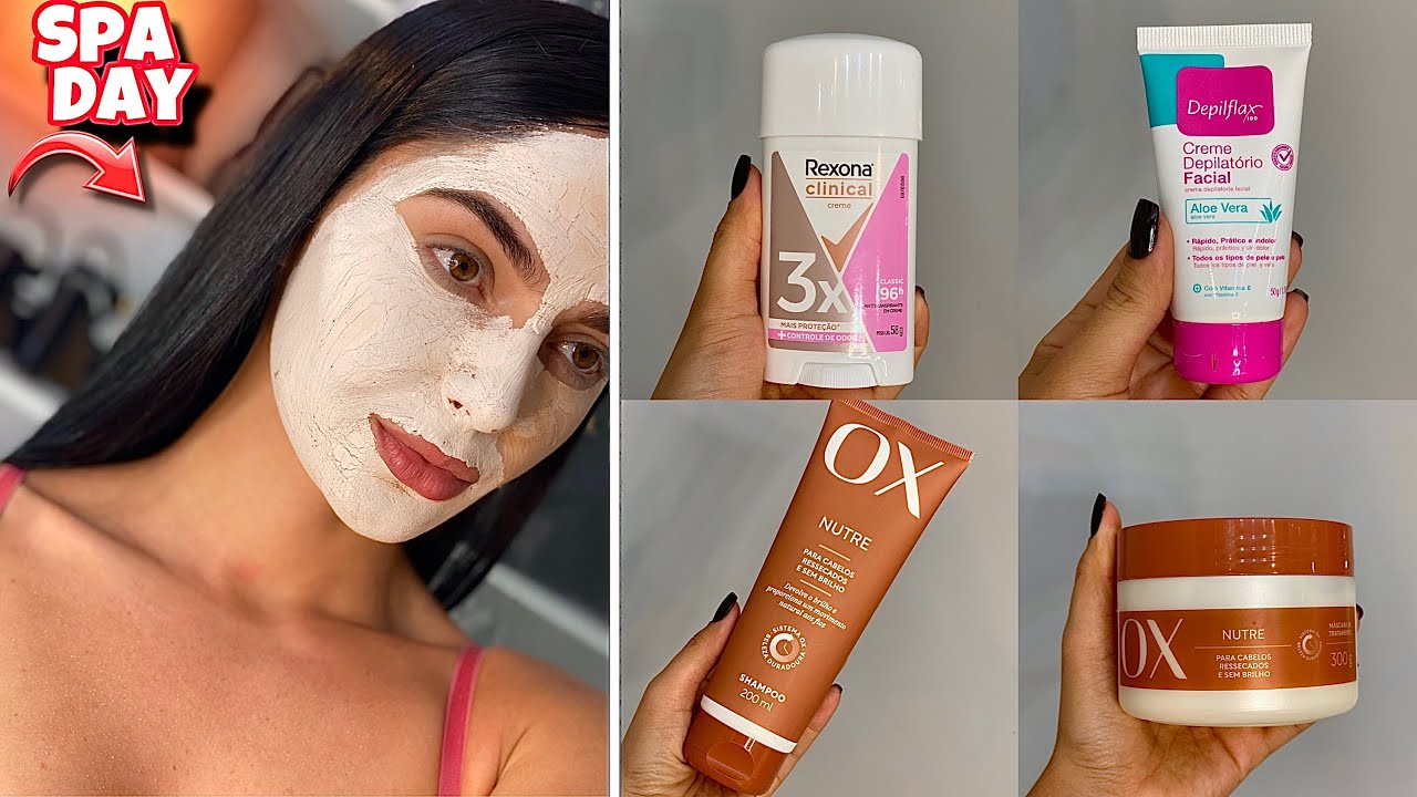 SPA DAY | BANHO PREMIUM TESTANDO PRODUTOS NOVOS 🚿🧼